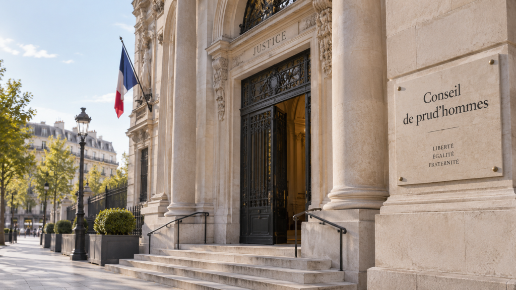 Illustration d’un conseil de prud’hommes pour l’exécution d’un jugement prud’homal
